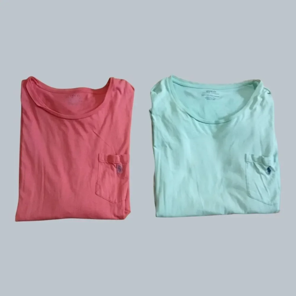 Polo Ralph Lauren Lot of 2 Short Sleeve Pocket Tees Size 4XLT